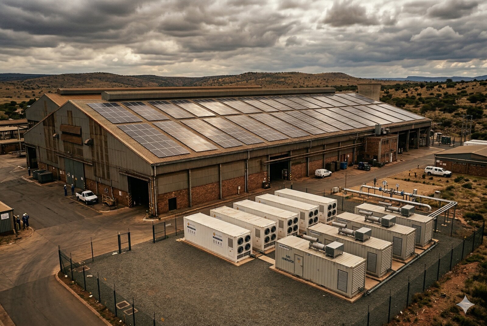 Hybrid solar and battery storage installation